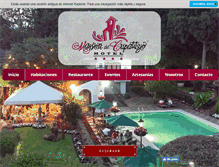 Tablet Screenshot of mansiondelcupatitzio.com